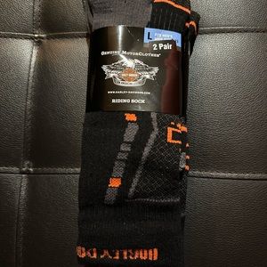 HARLEY DAVIDSON RIDING SOCKS-2 PAIR-NWT